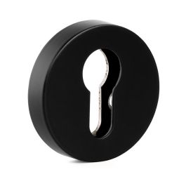 JANDEL Serrure de porte Cylindre Ø51X10Mm Noir, Chrome Brossé, Laiton Mate Finition Noire
