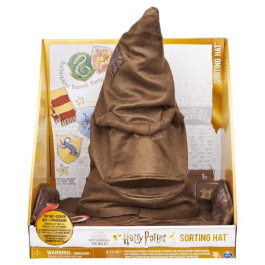 Wizarding World Sombrero Mágico Interactivo - Le Choixpeau Magique qui Parle et Bouge, Bilingue Français/Anglais, 3 Piles LR6 Incluses, Dès 5 Ans
