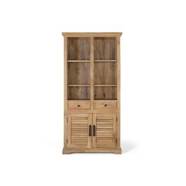 GINER Y COLOMER - Buffet en bois de mango massif, style rustique, finition naturelle avec portes et tiroirs, fermeture magnétique Precio: 1283.988. SKU: B14E8JXNT2