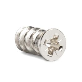 UCAFIX Vis Euro 6.3x13mmØ Tête 7.2mm Nickelé (Set de 100)