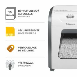 Déchiqueteuse de Papier Fellowes 19 L