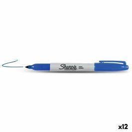Marqueur permanent Sharpie Fine Point Bleu (12 Unités) Precio: 23.4999996. SKU: S8425223