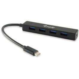 Equip USB-Hub 4-Port 3.2/C->4x3.0 5Gbps o.Netzteil sw