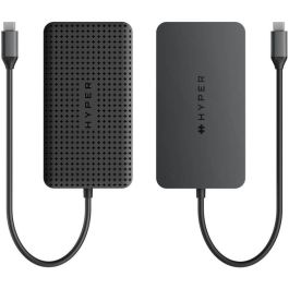 Targus HyperDrive Universal USB-C 7-en-1 Dock Mobile Double HDMI 10 Gbit/s Gris