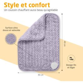 Coussin chauffant ultra doux - MEDISANA - HP 518 - 100 W - 4 réglages - Violet