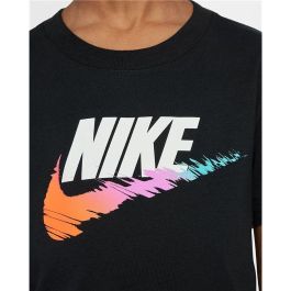 T shirt à manches courtes Enfant Nike Brandmark Swoosh Noir XL