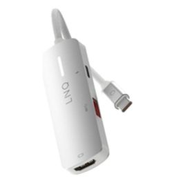 Hub USB Linq Byelements LQ49031 Blanc Gris