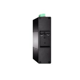 LevelOne Switch réseau géré Gigabit IGS-2105P - 5 ports (4 ports PoE+ 60W) - Commutateur L2 sans ventilateur pour montage DIN - Noir