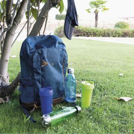 Bouteille d'eau Quid Quidate Vert Plastique 750 ml (24 Unités)