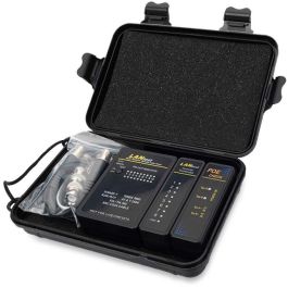 Equip Kabeltester Netzwerk f. RJ45/RJ11/RJ12/BNC Kabel sw