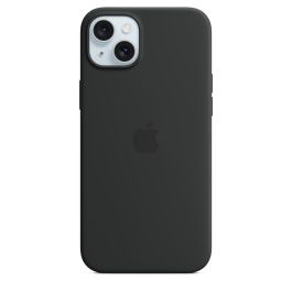 Apple Coque en Silicone avec MagSafe pour iPhone 15 Plus - Noir
