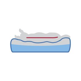 Coussin pour Chien Trixie Vital Lennox Gris 70 x 55 cm