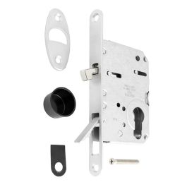 CERRAD/PICAP. MAGNETICOS Picaporte Magnétique Wave E50 pour Porte Coulissante - Cromo Satinado, Negro Mate, Blanco Mate