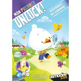 Asmodee ¡Mi primer desbloqueo!: Historias de patos - Livre pour enfants en français ASM3558380124450