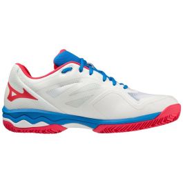 Chaussures de Padel pour Adultes Mizuno Wave Exceed Light Blanc