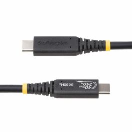 Câble USB Startech 1M-40G-USB4-CABLE Noir 1 m
