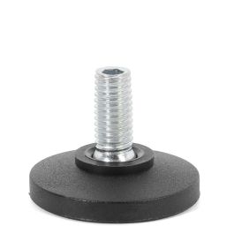 HERRAJES ALK Pied de Réglage Ø35 M8x15 avec Rotule et Empreinte Allen Negro Con Rótula C/Huella Allen En El Esparrago