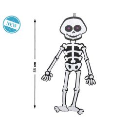 Squelette suspendu décoratif 58 cm articulé pour Halloween - Accessoire de fête et décoration effrayante amusante Precio: 3. SKU: B1F5DRX239