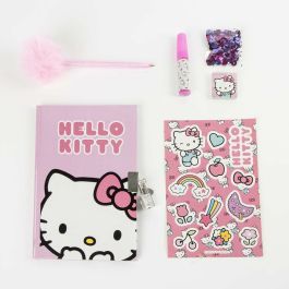 Ensemble de Papeterie Hello Kitty Multicouleur