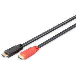 DIGITUS HDMI-Kabel Ethernet u. Signalverstärker 10m schwarz