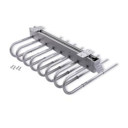 Emuca Porte-pantalons extractible, Gauche, Peint en aluminium, Acier et Plastique.