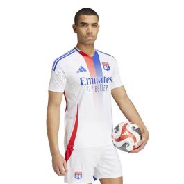 Maillot de Football à Manches Courtes pour Homme Adidas Olympique Lyonnais 24/25 Home 15-16 Ans