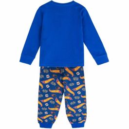 Pyjama Enfant Hot Wheels Bleu 8 Ans