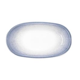 Bandeja Oval Porcelana Lea Hydrozero Bidasoa 26x14,5 cm (6 Unidades)