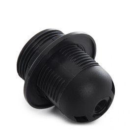 Portalamparas E27 Noir