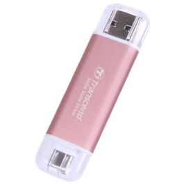 TRANSCEND ESD310P 1TB External SSD USB 10Gbps Type C/A Pink