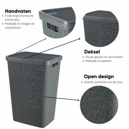 Panier à linge Curver 245975 polypropylène Rectangulaire