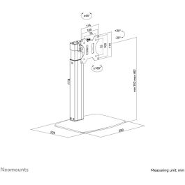 Neomounts FPMA-D865BLACK Tischhalterung für Flachbildschirme bis 32" (81 cm).