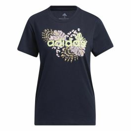 T-shirt à manches courtes femme Adidas Farm Print Graphic Bleu foncé Precio: 26.4999996. SKU: S6467886