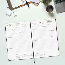 Agenda Finocam Noir 16,5 x 24 cm