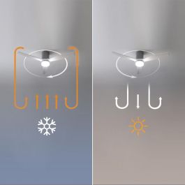 Ventilateur de Plafond avec Lumière Cecotec EnergySilence Aero 5600 Classic 18 W Blanc métallique