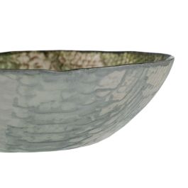 Centre de Table Olive verre 20 x 20 cm 20 x 20 x 6 cm