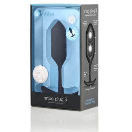 Plug Anal B-Vibe SNUG PLUG 3 Noir