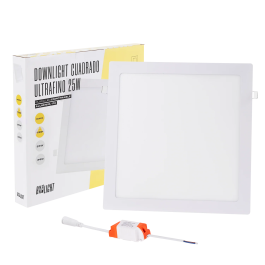 BX3 Plaque LED encastrable 25W (2040 Lm, 3000 K, Blanc Chaud, 40000h) - BX3-RDP-25W-WW