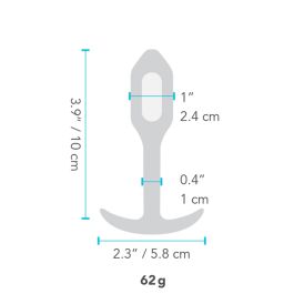 Plug Anal B-Vibe Vibrating Snug Orange