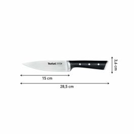 Couteau de cuisine Tefal K23203 Noir 7" Acier inoxydable Plastique 15 cm