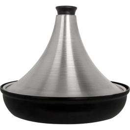 Cosy & Trendy - Tajine en aluminium Ø 28 cm Gris Noir - Pour tous feux (induction) - Récipient de cuisson traditionnel Precio: 59.16. SKU: B15AMPE4FG