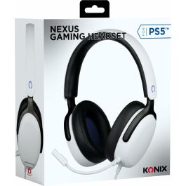 Casques avec Microphone KONIX Blanc