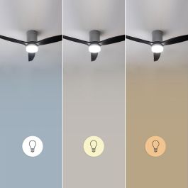 Ventilateur de Plafond avec Lumière Cecotec EnergySilence Aero 5600 20 W 40 W Noir Métal