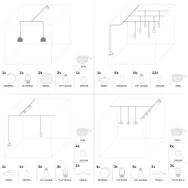 Douilles Creative Noir E27