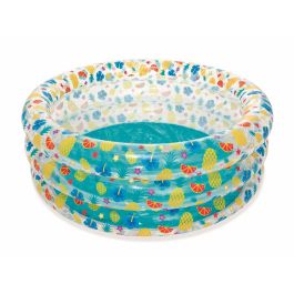 Bestway Piscine Gonflable 3 Anneaux Transparent Tropical 150x53 cm +6 Ans Jardin 51045