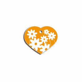 Plaque d'identification Imarc Heart Jaune Orange