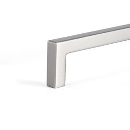 Viefe Tirador Zamak "U" Nickel Brossé 192mm