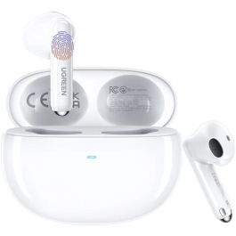 UGREEN H5 Écouteurs sans fil Bluetooth Semi-Intra Blanc - Confort Ergonomique, Son Immersif et Autonomie Longue Durée