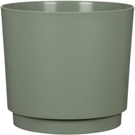 Deroma Pot de Fleurs Rond 236, 13 L, 29 cm de Diamètre, Vert - Design Élégant et Contemporain pour Intérieur et Extérieur Precio: 23.6900004. SKU: B1BAABB5RX