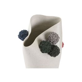 Vase Home ESPRIT Blanc Multicouleur Céramique 25 x 25 x 42 cm